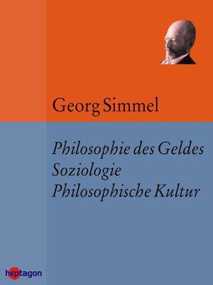 cover image of Die Philosophie des Geldes, Soziologie & Philosophische Kultur